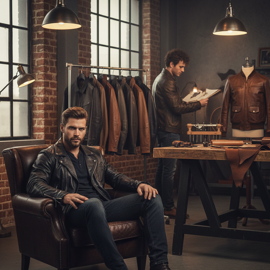 Mens Leather Jacket
