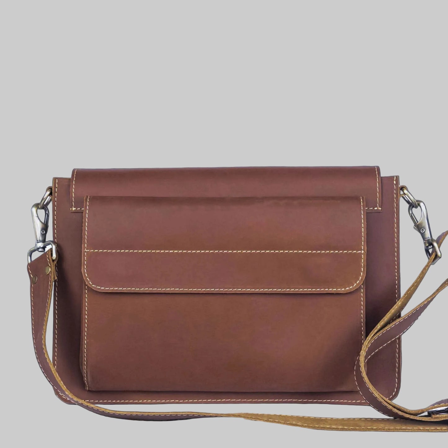 Zervano Genuine Leather Messenger Bag – 13.3″
