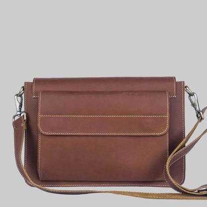 Zervano Genuine Leather Messenger Bag – 13.3″
