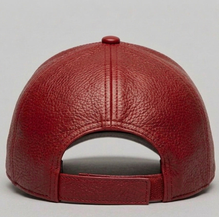 Customized Zervano USA Premium Leather Baseball Cap