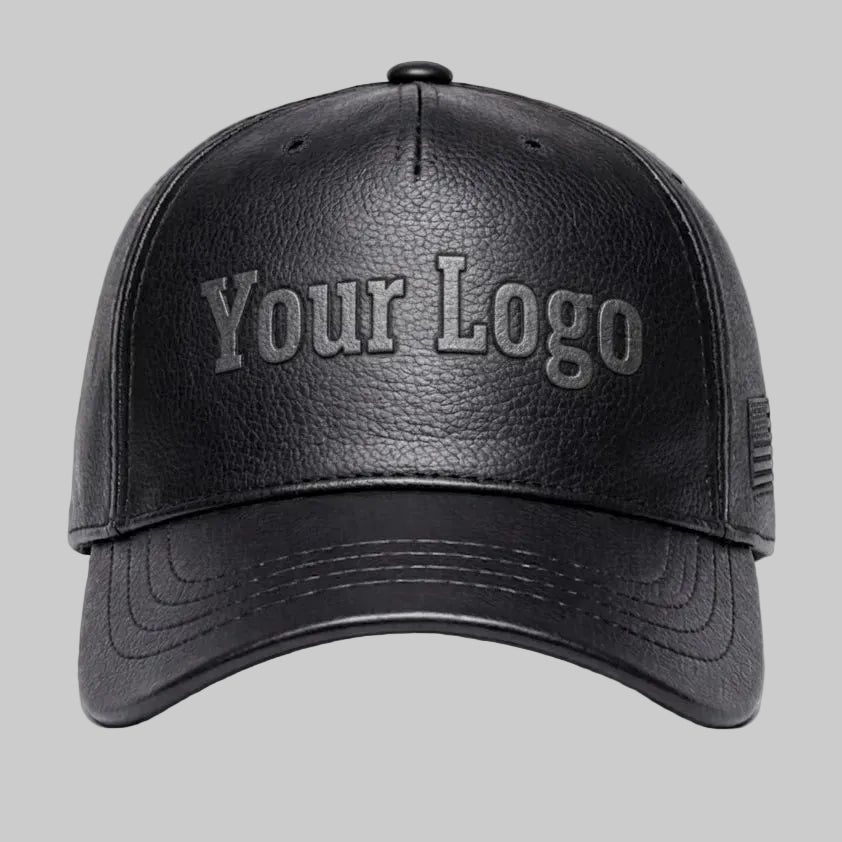 Customized Zervano Leather Baseball Cap