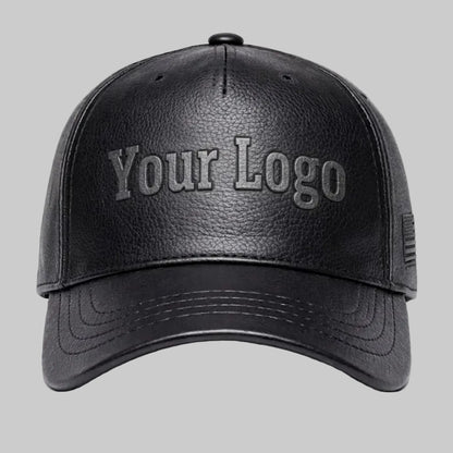 Customized Zervano Leather Baseball Cap