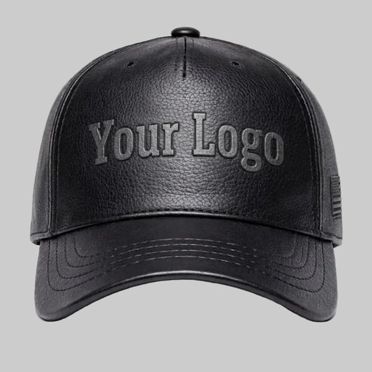 Customized Zervano Leather Baseball Cap