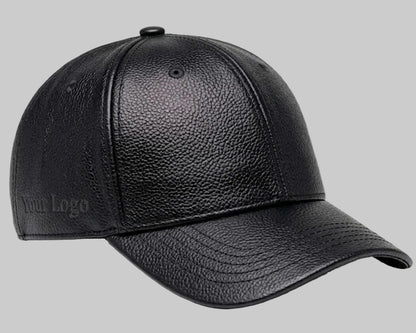 Customized Zervano Leather Baseball Cap
